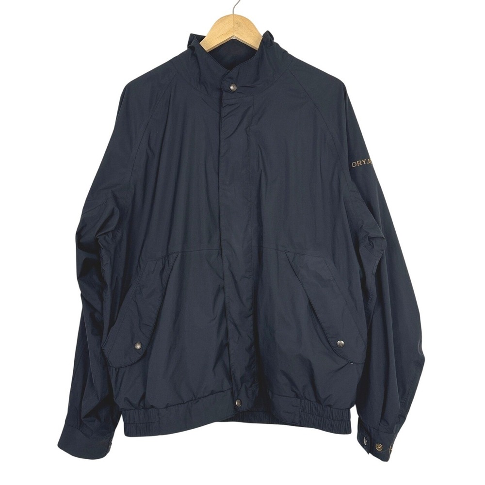 DRYJOYS by FootJoy‎ Men's Black Lightweight Golf Jacket Windbreaker L Athleisure